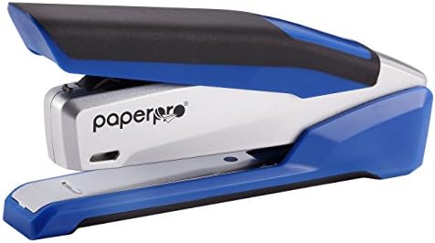 PaperPro - 1116 - inPOWER+ 28 Premium Stapler with Built-in Staple Remover, 28 Sheets, Full-Strip, Blue/Silver