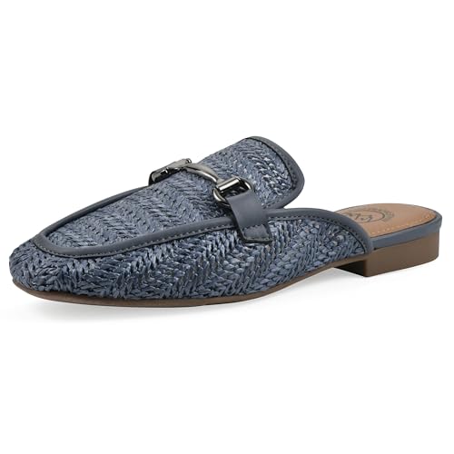 Image of WHITE MOUNTAIN Women's Bobbin Open-Back Slip-On Loafer