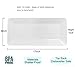 17-inches Melamine Serving Platters/Rectangular Trays for Party | Set of 2 White, Dishwasher Safe, BPA Free