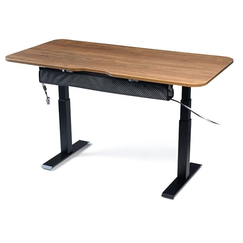 Gestionnaire de câbles en maille gris pour bureau assis-debout - 5