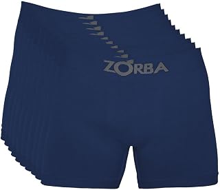 Kit 10 Cuecas Zorba Boxer sem Costura Algodão 781