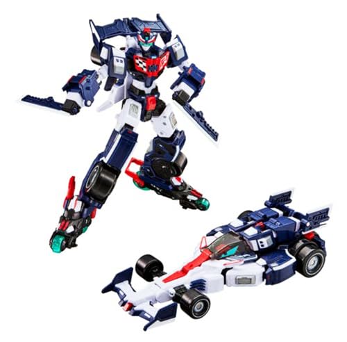 SSmall Metal Cardbot S FLASHVECTOR Flash Vector Transforming Robot F1 Formula Car