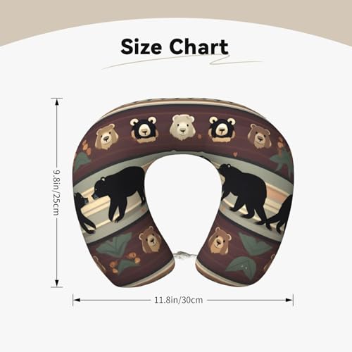 Almohada para cuello de poliéster talla única negra miniatura 5