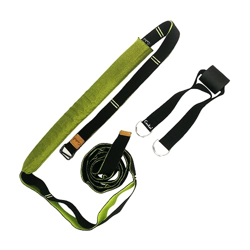 Yardwe Yoga-stretchband Geriffelt Doppellagig Breit Für Bein Und Hüfttraining Zur Verbesserung Von Flexibilität Und Bewegungsumfang Für Fitness-tanz Und Rehabilitation