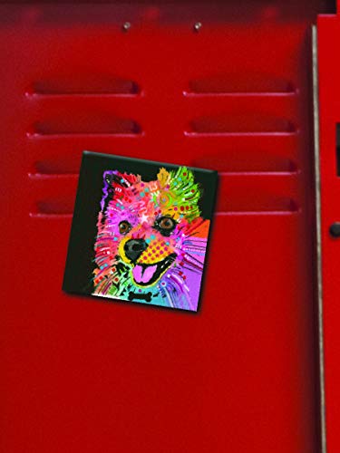 Enjoy It Pet Magnet, Pomeranian Featuring The Pop Art Of Dean Russo - Measures 2.5" #TOP3
