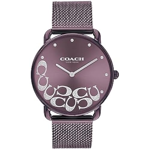Coach Elliot Women's Watch | Sleek Design with Scatter C's | Timeless Style for Any Occasion | Gift for Her | Water-Resistant