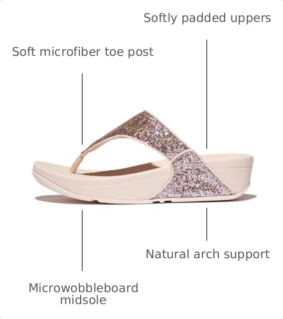Image of FitFlop Women's LULU Suede Toe-Post Sandals | Lightweight Summer Walking Sandals with Cushioned Comfort, Arch Support & Grip
