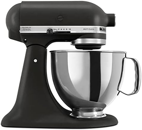 KitchenAid Artisan Series 5 Quart Tilt Head Stand Mixer with Pouring Shield KSM150PS, Cast Iron