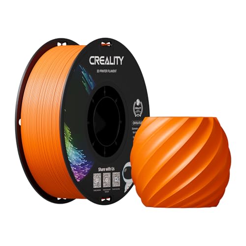 Image of Creality PLA Filament 1.75mm Fluorescent Orange, 3D Printer Filament 1kg (2.2lbs) Spool, High Toughness & Warp-Free, Dimensional Precision ±0.03mm, Printing Filament for All FDM 3D Printers