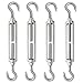 Produktbild Seilspanner Edelstahl 4 Stück M8 Spannschloss Drahtspanner Verstellbare Spannschloss Haken und Haken für Seilspann Haken