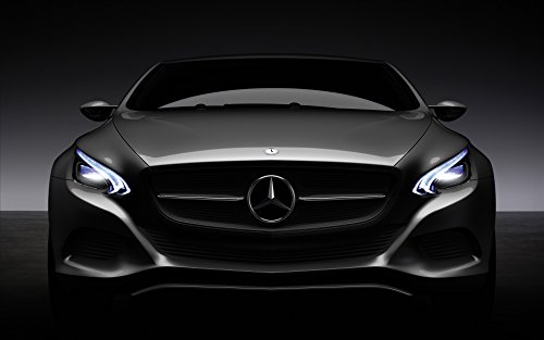 Iconic Arts Laminated 42X24 Poster: 2010 Mercedes Benz F800 Style Concept 2 Wide #TOP11