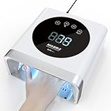 【ネイリスト推薦】2026最新 ジェルネイル ライト, NAILGIRLS 150W LED UVライト レジン用 全ジェル対応 ネイルライト 四階段タイマー 36LEDs 硬化ライト 高速硬化 レジンライト 自動感知センサー 日本語説明書 手足両用