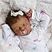 iCradle Black Realistic Reborn Baby Dolls Girls 18 Inch African American Lifelike Sleeping Newborn Baby Doll Toy for Ages 3+