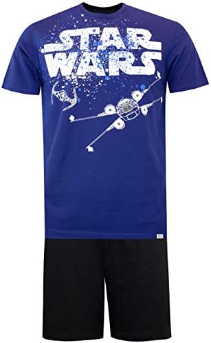STAR WARS Mens Pajamas Size Large Blue