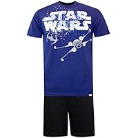 Star Wars Pijama | Pijama Hombre Algodon | Pijamas Corto Azul