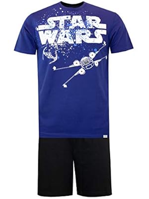 Star Wars Pijama | Pijama Hombre Algodon | Pijamas Corto Azul Size Medium | Ya disponible en tu tienda friki favorita! En mundofriki.es!