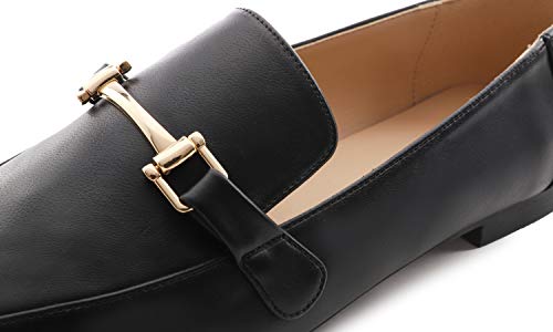 Image of Feversole Women's Fashion Trim Deco Loafer Slippers