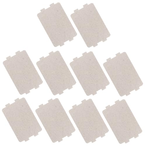 10Pcs Heat Resistant Mica Plate for Microwave Ovens Insulation Covers Easy to Cut Replacement Parts for Hair Dryers and Toasters