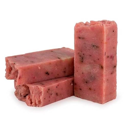 Jabón natural de Rosa Mosqueta (90g) - Evita el envejecimiento prematuro de la piel. Favorece la cicatrización. Piel madura