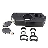 XtremeAmazing Universal Motorcycle Handlebar Handle Throttle Grip Brake Security Lock for Motorbike,...