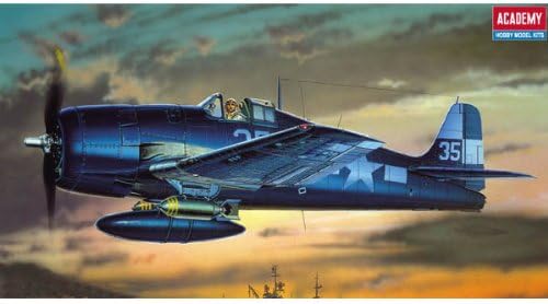 Academy WWII U.S. Navy Fighter F6F-3/5 Model Kit