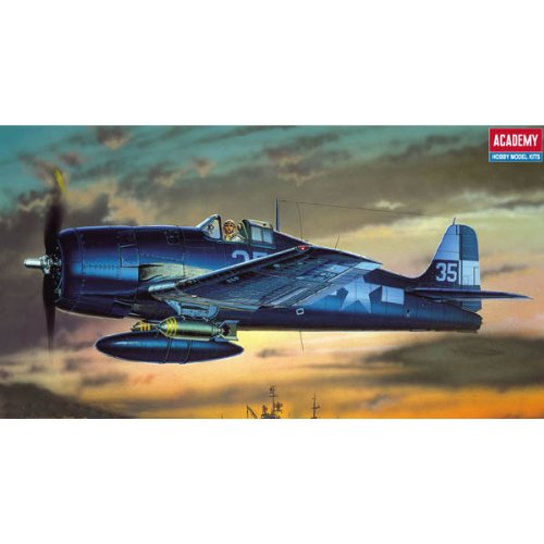 Academy Wwii U.s. Navy Fighter F6F-3/5 Model Kit #TOP1