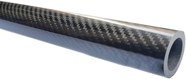 1pcs 1000mm Length 3k Full Carbon Fiber Tube, for Drone Fishing Rods Kite and Tripod High Strength Hollow Carbon Fiber Pipe(9x8x1000mm)