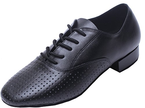 Chaussures de danse latine homme de style Ballroom finitions tendances à lacets