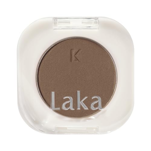 Laka Mono Single Eyeshadow, 1.6g/0.05oz, High Pigment Eye Shadow, Easy Apply, Long Lasting Color, Smooth Blendable Formula, Vegan, K-Beauty​​ (#915 Hazel)