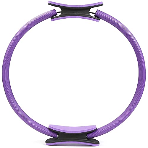 Anel Pilates magic circle Tonificador Círculo Mágico exercícios Roxo 893-PU - Lorben
