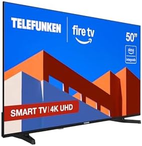 Telefunken 50FTV825, 50-Inch 4K UHD, Fire OS Smart TV, HDR10, MEM...