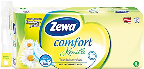 Preisvergleich Produktbild Zewa 6X Comfort Kamille Das Reinweisse, Toilettenpapier