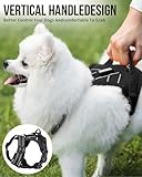 Onetigris Dog Harness & Lead, Small Dog No Pull, Heavy Duty, Soft Padded, Reflective, Adjustable, Easy Control Handle, Training, Black, XS - Image 5