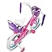 JOYSTAR 16 Inch Kids Bike Little Daisy Girls Bike with Training Wheels Doll Bike Seat Basket & Streamers Princess Kids Bicycle for Girls Toddler of 4-7 Years Toddler Girl Bikes Fuchsia