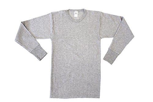 [インデラミルズ] 800LS 810LS 812LS 65/35 Thermals サーマルロングスリーブＴシャツ S グレー