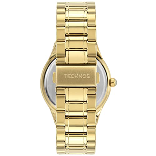 Relógio Technos, Pulseira de Aço Inoxidável, Feminino Dourado 2036MND/1K