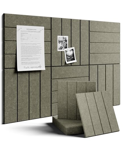 Fluxynara Felt Bulletin Board & Cork Board Alternative 36'' x 24'' - 6 Pack