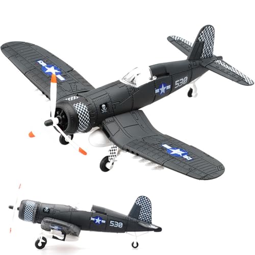 YGCHEN Modelo de Avión F4U Avión de Combate Militar 1/48 Escala Segunda Guerra Aviones de Combate Pirata Montar Miniatura de Avión Maqueta de Colleción Juguetes