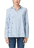  s.Oliver Damen 14.908.11.2416 Bluse, Blau (Blue Embroidery 53l0), (Herstellergröße: 46)