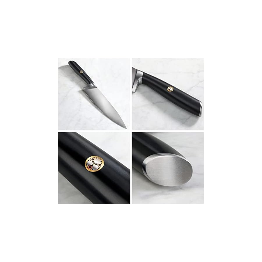 Cangshan L Series 17-Piece German Steel Forged Knife Set, 1026795 (Black)