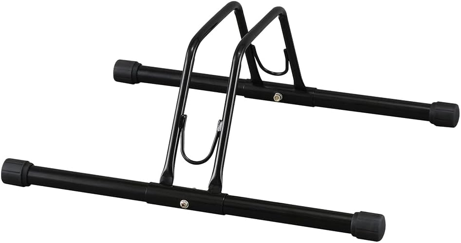 Iris Ohyama Bicycle Stand, Black, for 1 to 3 Cars, Fall Prevention, Space Saving