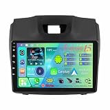 Autoradio stereo Multimedia Navigazione Android 15 da 9 pollici 2 Din per Isuzu D-Max DMAX 2012-2016 Carplay Touch Screen Autoradio Bluetooth Comandi al volante Telecamera di backup AHD(T600[8+128G])
