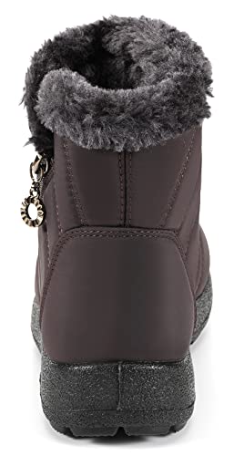 Girl's Boy's Winter Snow Boots Ankle Boots for Kids Boots Warm Fur Anti-Slip3
