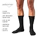BoardroomSocks Merino Wool Mid-Calf Dress Socks for Men, Ribbed Dress Socks, 3 Pairs of Black