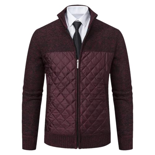 Men's Full Zip Cardigan Winter Autumn Knitwear Sweatercoat