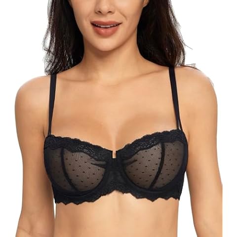 Soutien-Gorge Lemorosy Dentelle Noir Cover