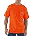 CarharttmensLoose Fit Heavyweight Short-Sleeve Pocket T-ShirtOrangeLarge Tall