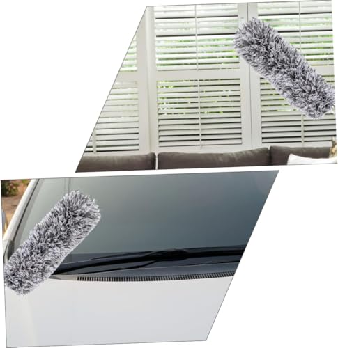 Image of NEUTRINO Microfiber Duster for Cleaning with Telescoping Extension Pole 100 Inch, Washable Bendable Head Duster Cleaner for Cleaning High Ceiling, Keyboard, Furniture, Ceiling Fan & Cobweb