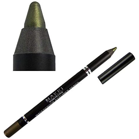 Shimmery Golden Olive Waterproof Glide on Eyeliner Colour Shade Number 05 Smudge proof Eye Liner Cover