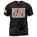 My Wife Beats Me Shirt, Vintage Husband and Wife Shirts, Husband Shirt for Men 5 (Black-3XL)